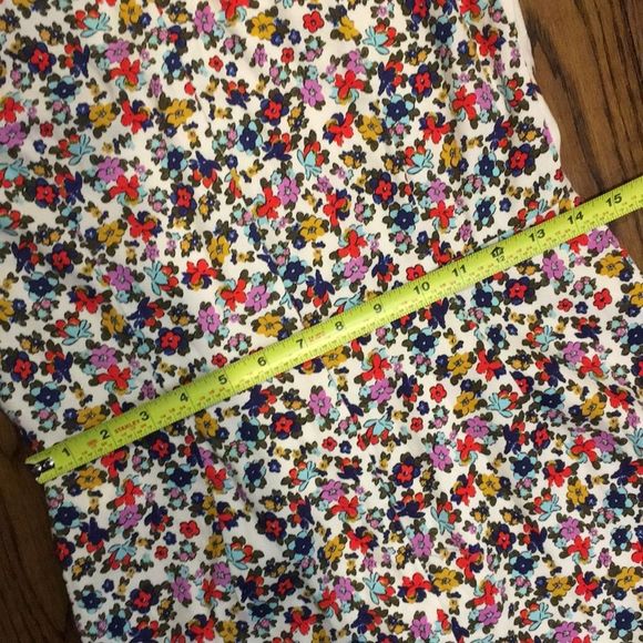 MAGGY LONDON Calf Length Sleeveless Floral Dress w Back Vent Sz 4 - Picture 5 of 15